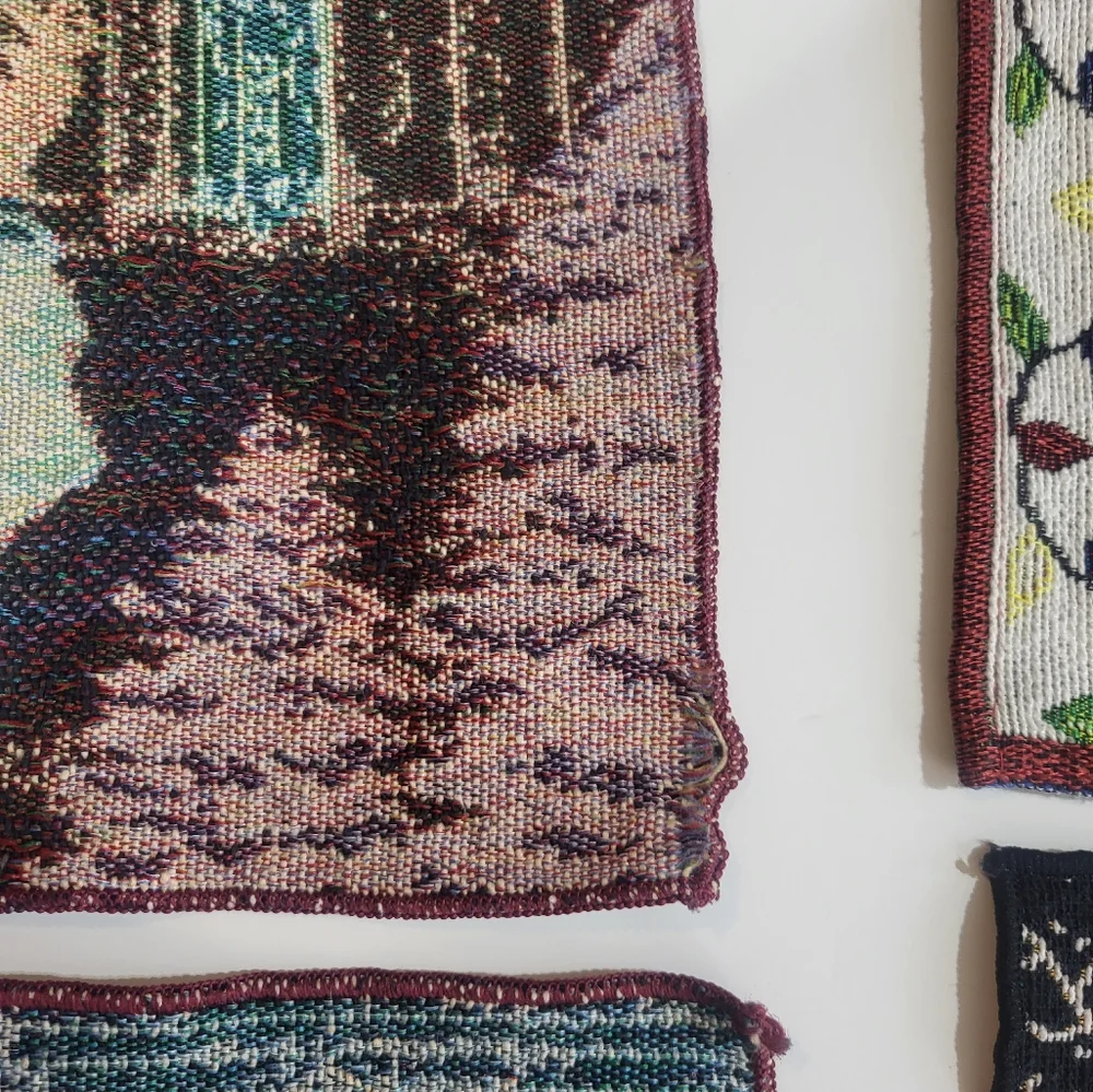 Holiday christmas tapestry